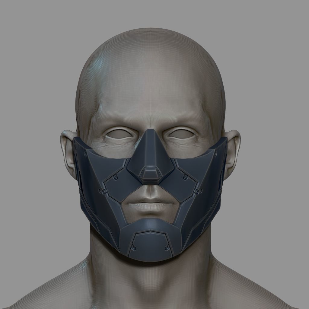Ruiner Armor Mask 3d Print 3D print model_1