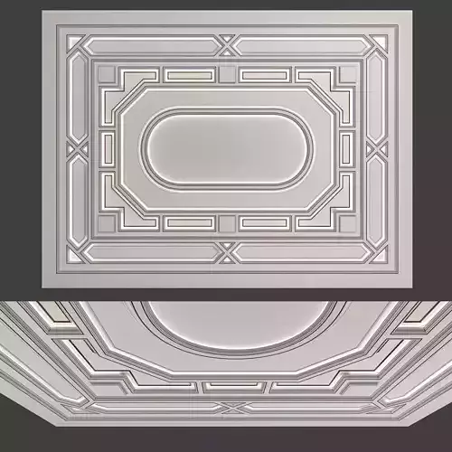 Classic ceiling 3D model