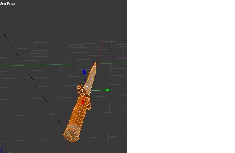 knife 3D Low-poly 3D model_3