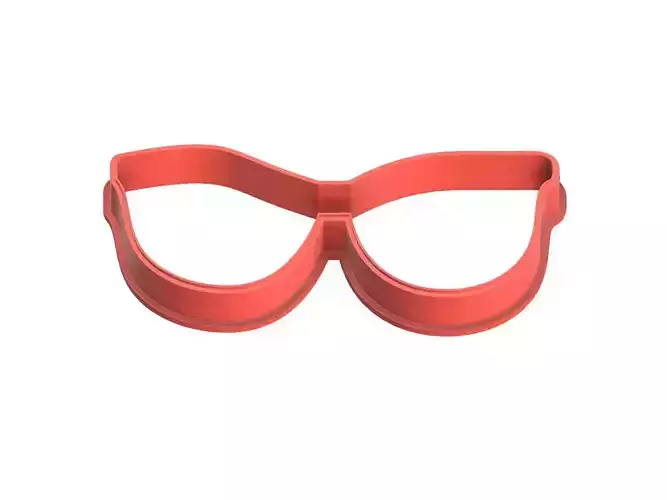 0037 Glasses 2 cookie cutter