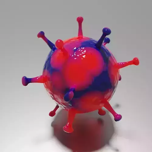 COVID-19 3D Model virus