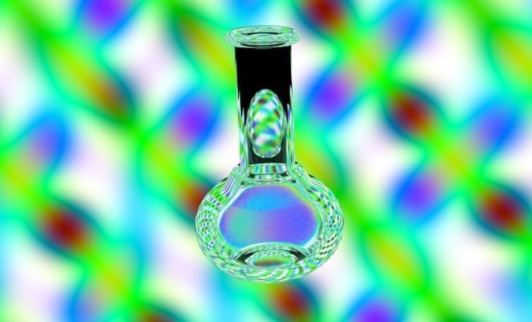 Volumetric flask Free 3D model_1