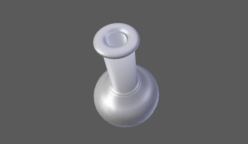 Volumetric flask Free 3D model_4
