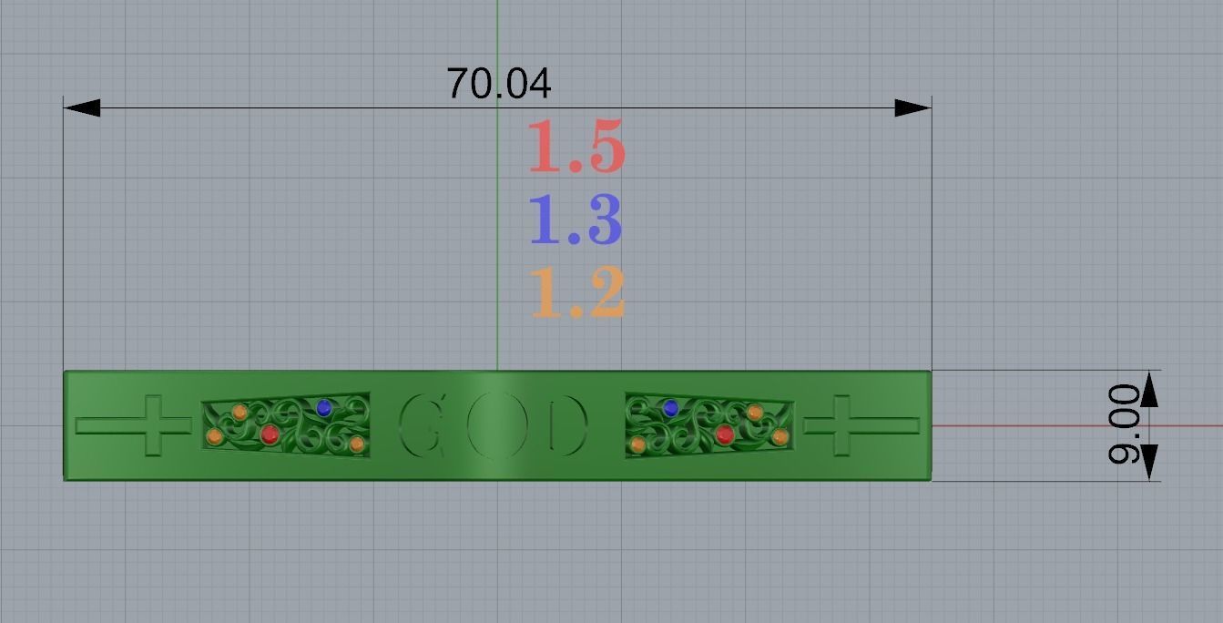 Page-holding ring 3D print model_3