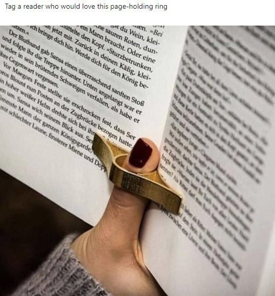 Page-holding ring 3D print model_1