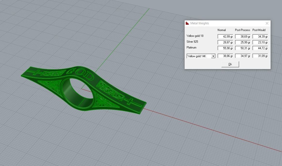 Page-holding ring 3D print model_5