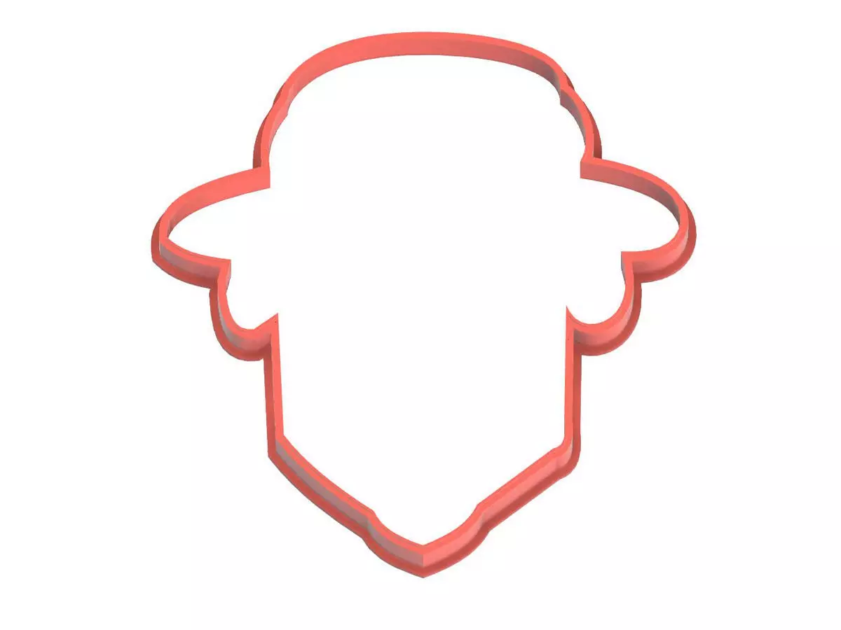 0047 Chubby Pencil cookie cutter 3D print model_0