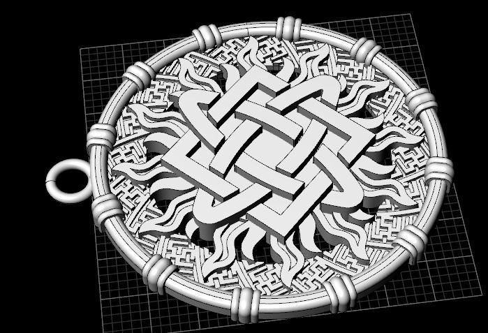 Amulet pendant Free 3D print model_8