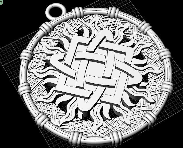 Amulet pendant Free 3D print model_6