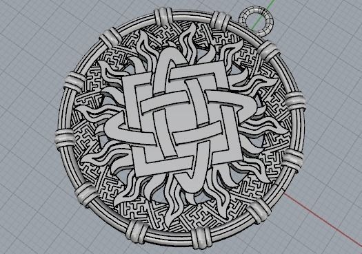 Amulet pendant Free 3D print model_5