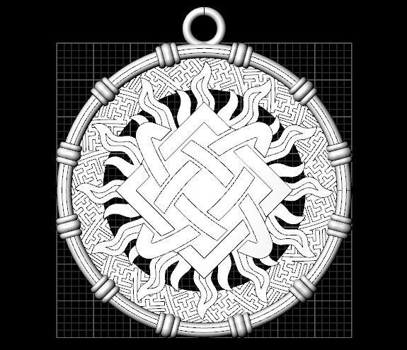 Amulet pendant Free 3D print model_9