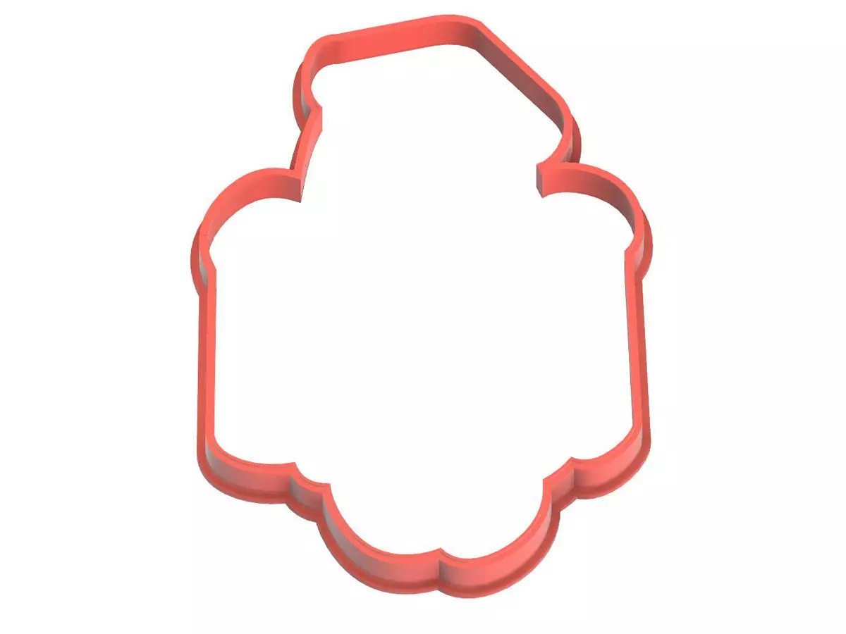 0051 Teacher with book form cookie cutter 3D print model_0