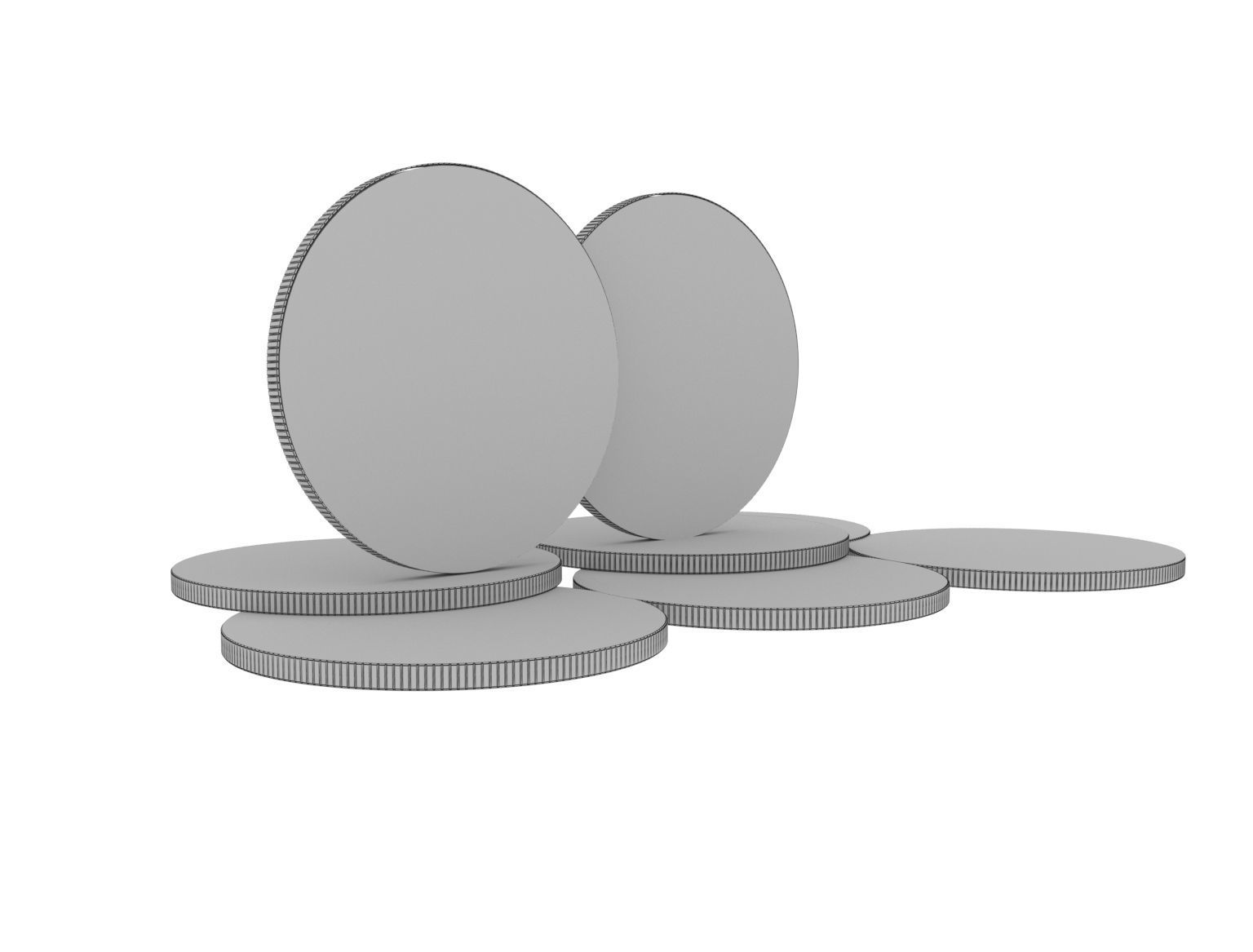 Bronze 1903 Coins of Lorraine Metz Medailles diverses 3D model_6