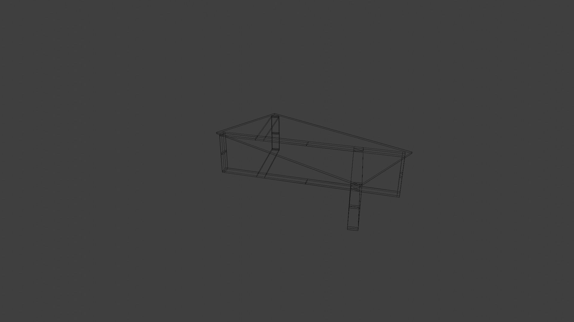 Glass Coffee table  Free 3D model_4