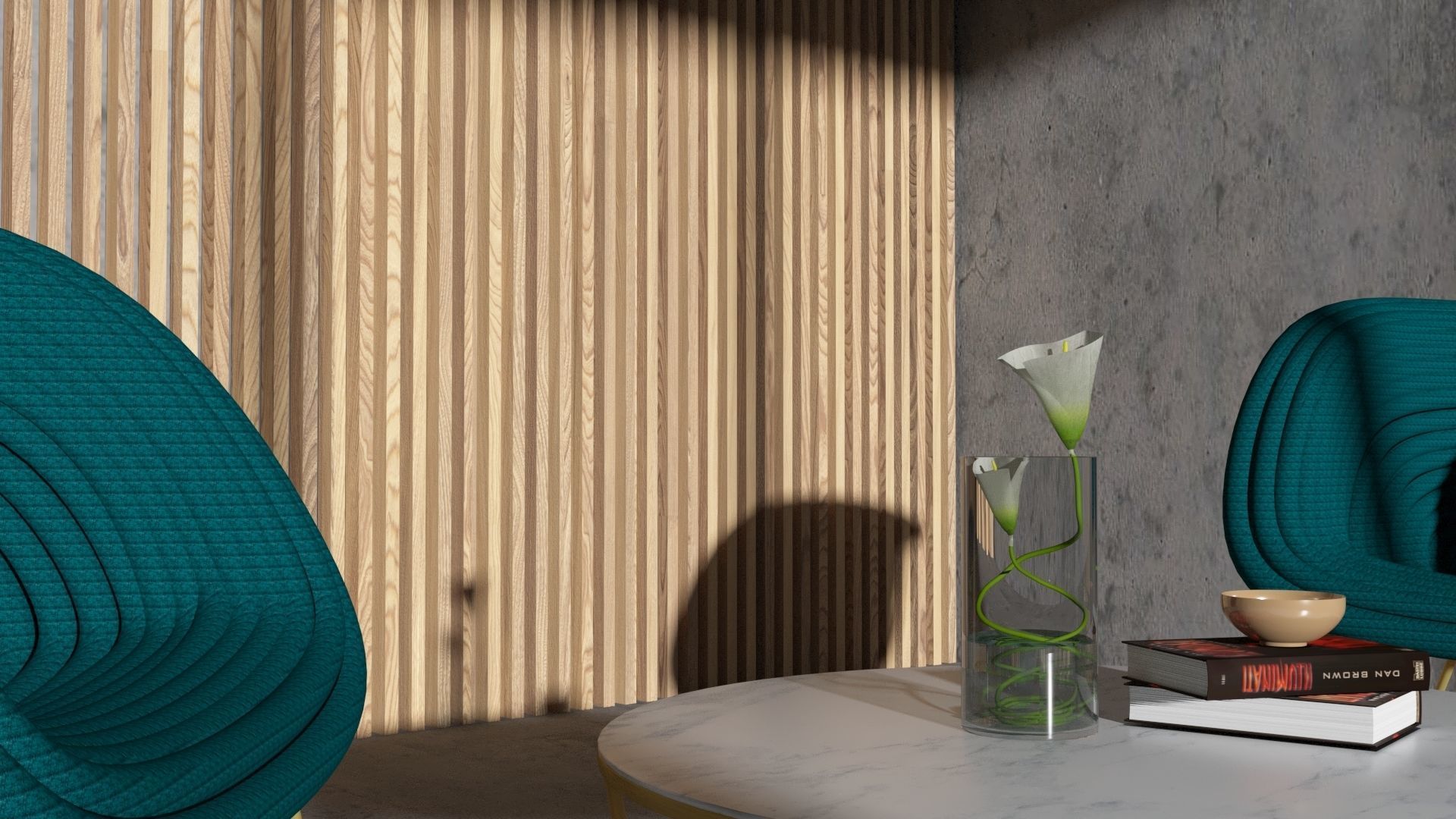 CHAIRS AND TABLE Free 3D model_2