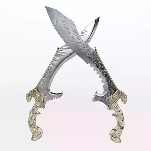 Kukri two swords