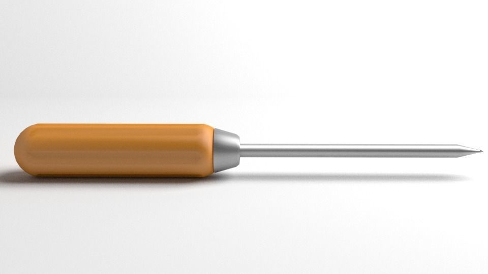 Screw Driver Slot Tip 3D model_1