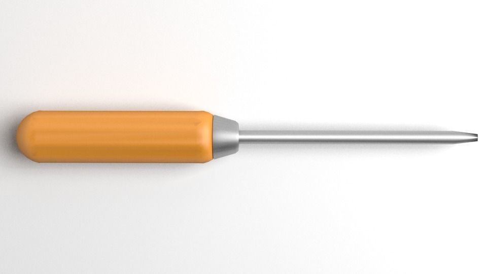 Screw Driver Slot Tip 3D model_2