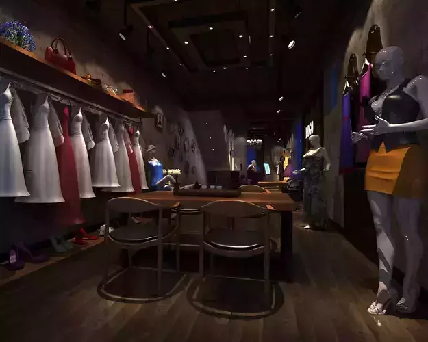 Clothing Store 3D print model