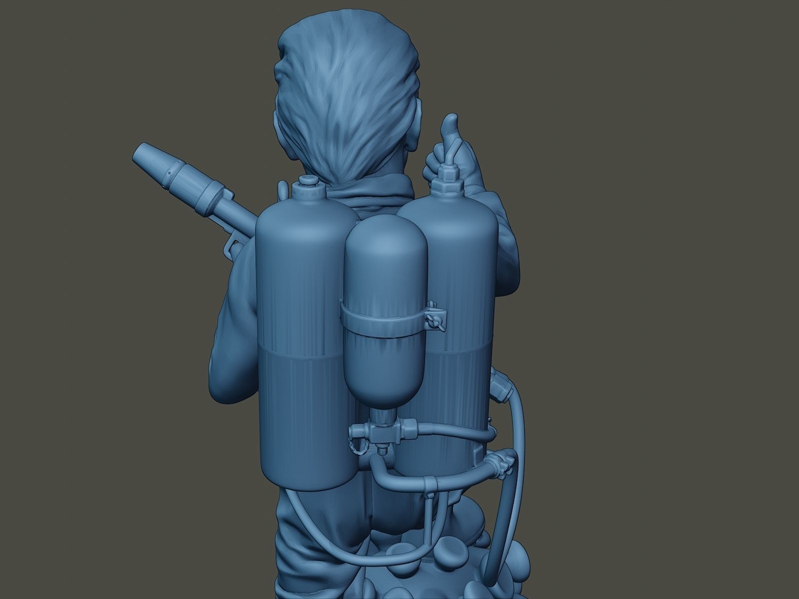 Donald Trump Biohazard 3D print model_20