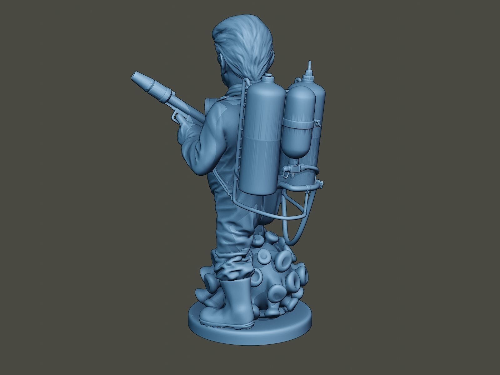 Donald Trump Biohazard 3D print model_4