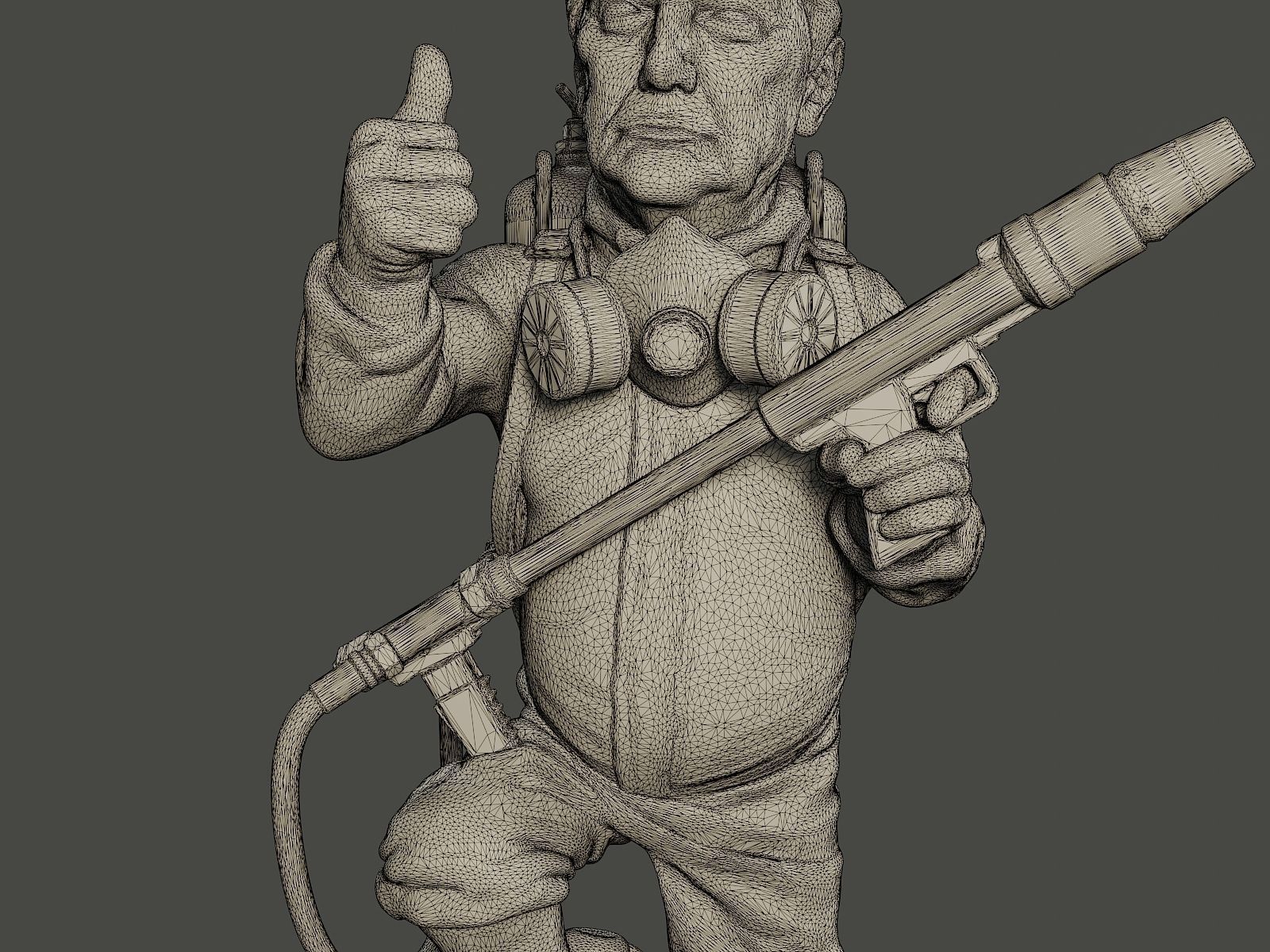 Donald Trump Biohazard 3D print model_11