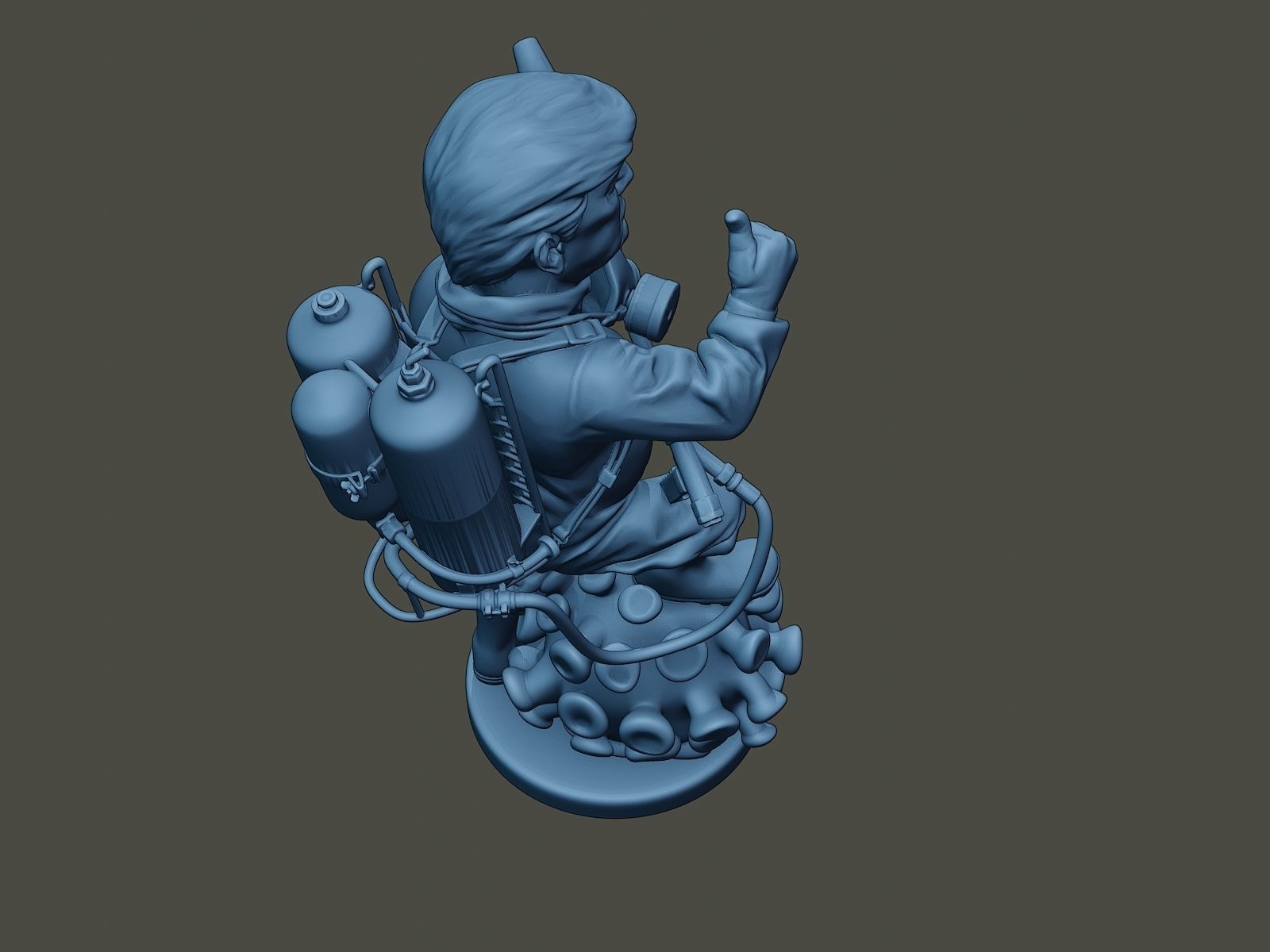 Donald Trump Biohazard 3D print model_21