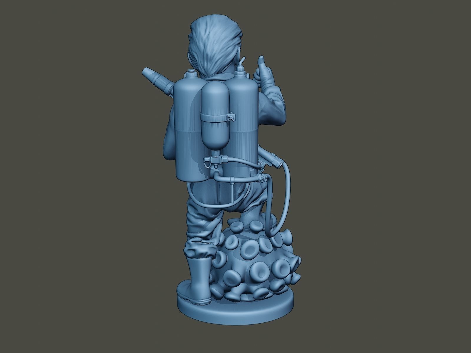 Donald Trump Biohazard 3D print model_5