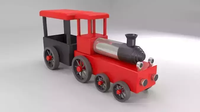 3D model Classic toy train