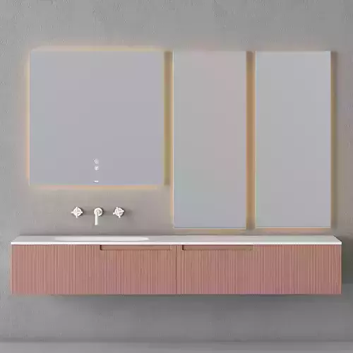 Bathroom Cabinet - Fiora Snergy Serie 3D model