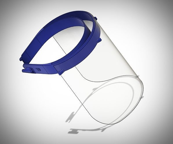 Face shield COVID19 3D print model