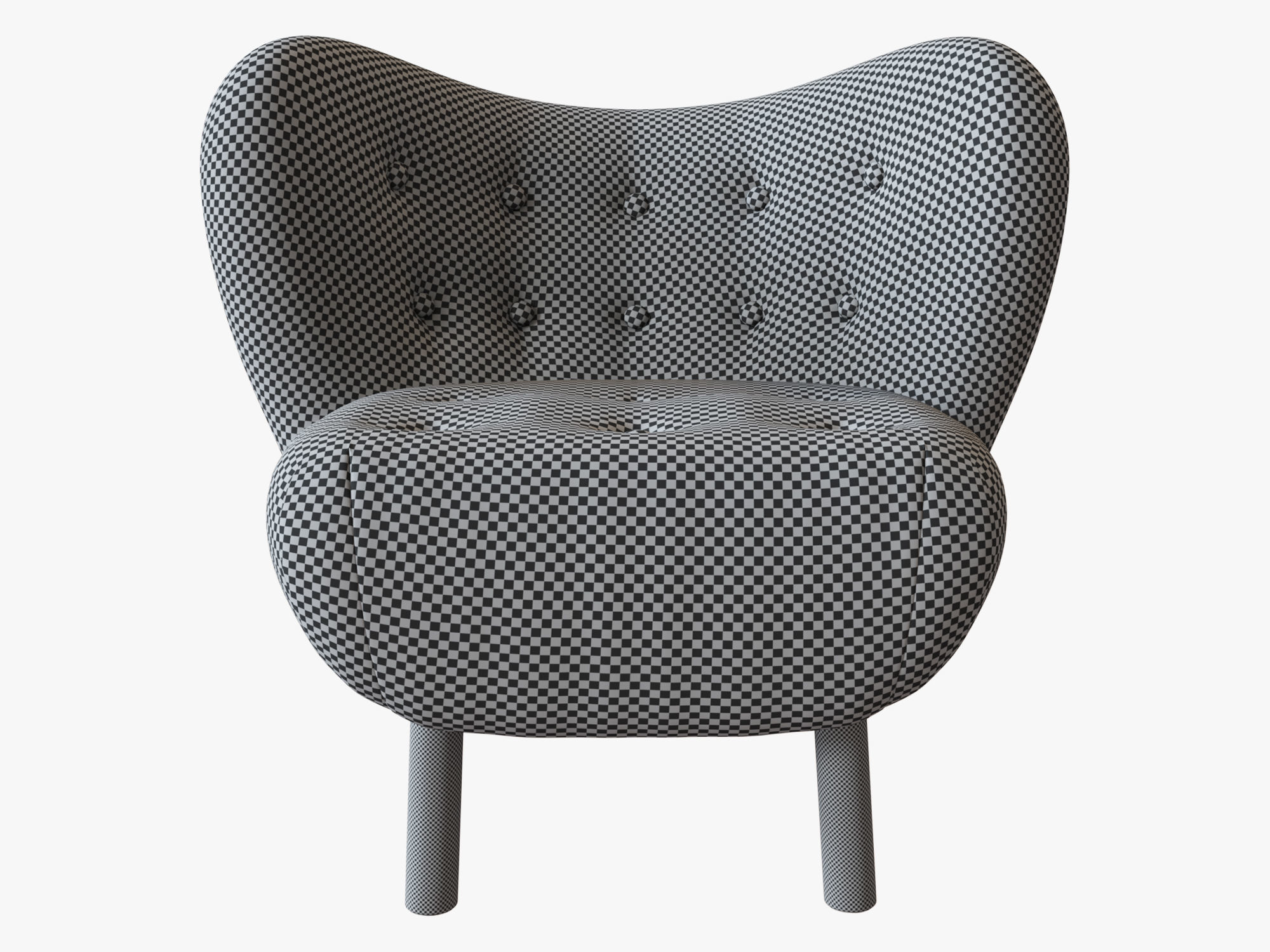 Little Petra chair 3D model_10