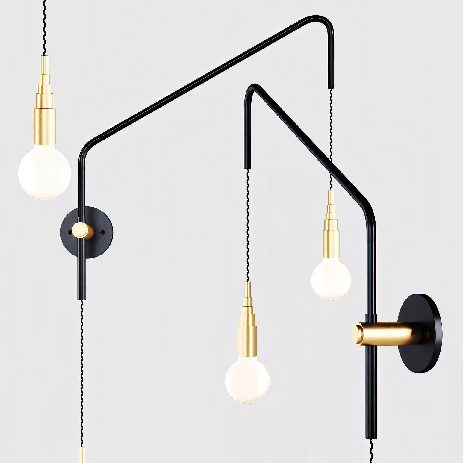 Daniel Gallo - Applique monte baisse 3D model_0