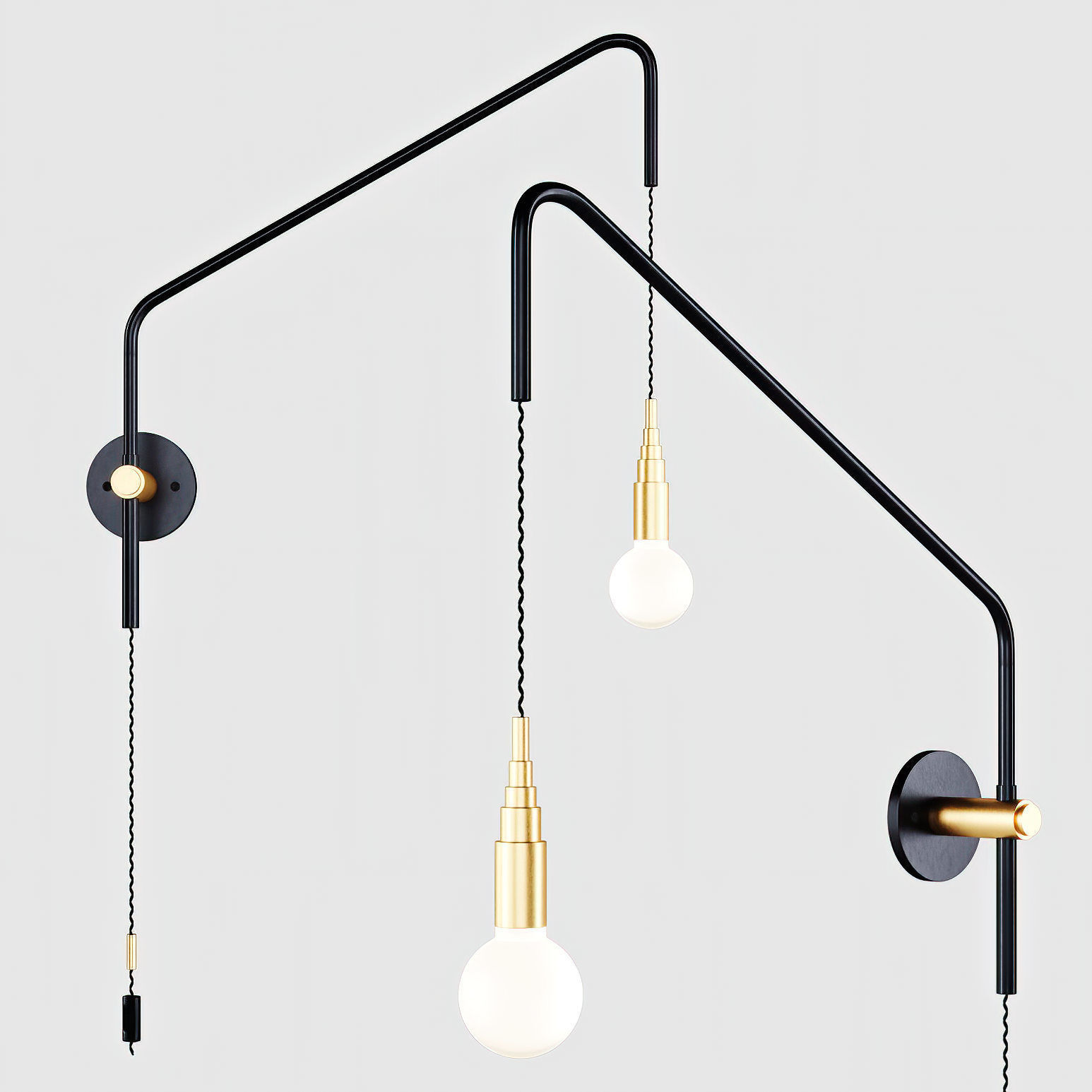 Daniel Gallo - Applique monte baisse 3D model_1