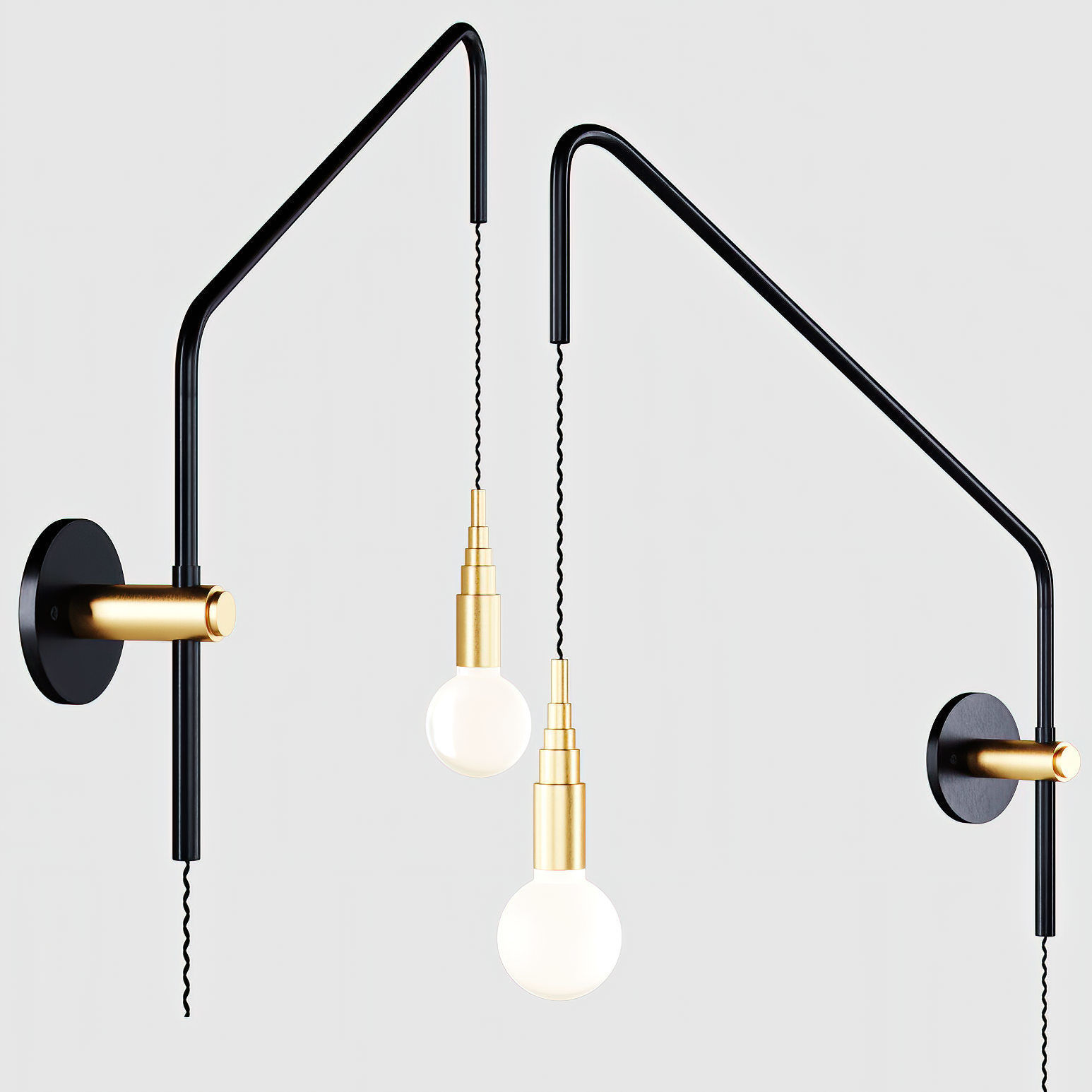 Daniel Gallo - Applique monte baisse 3D model_2