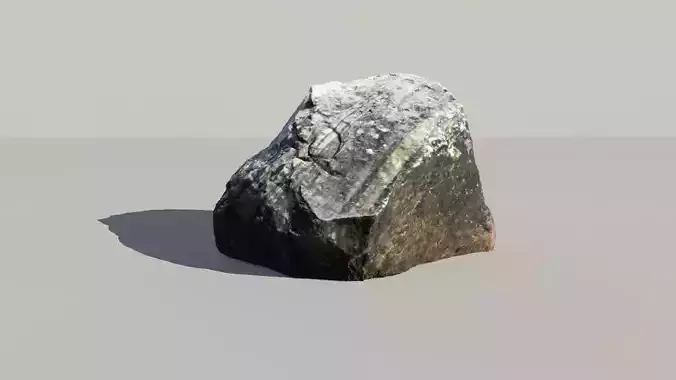 Obsidian Boulder Scanned 3d Model 3D model