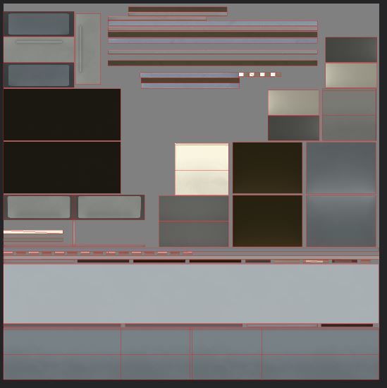 TV STAND Low-poly Unity ready Low-poly 3D Low-poly 3D model_6