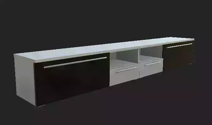 TV STAND Low-poly Unity ready Low-poly 3D