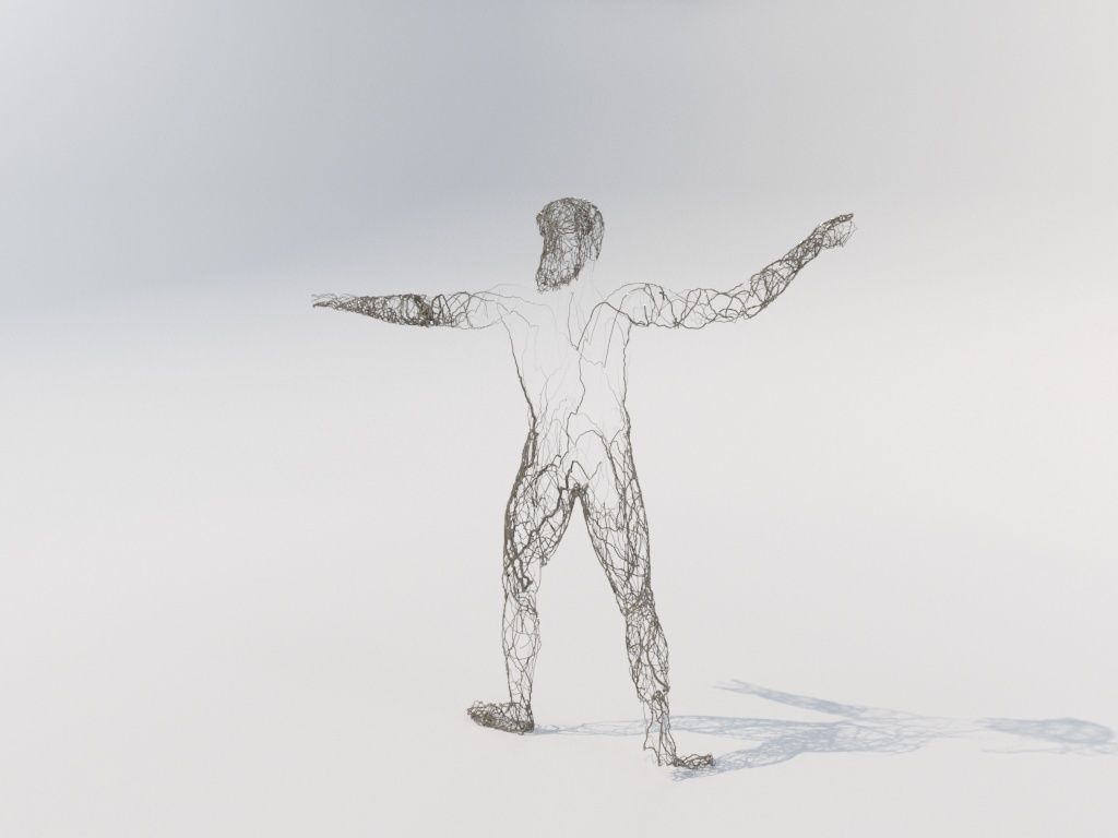 Ivy Statue of Zeus 3D model_8