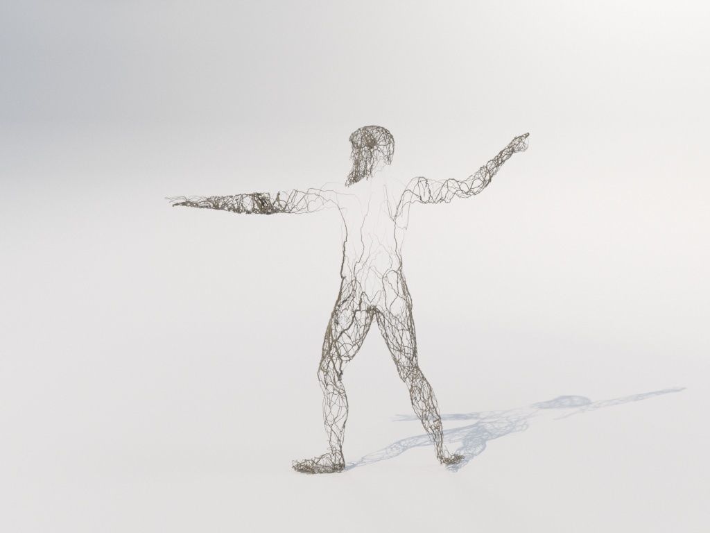 Ivy Statue of Zeus 3D model_7