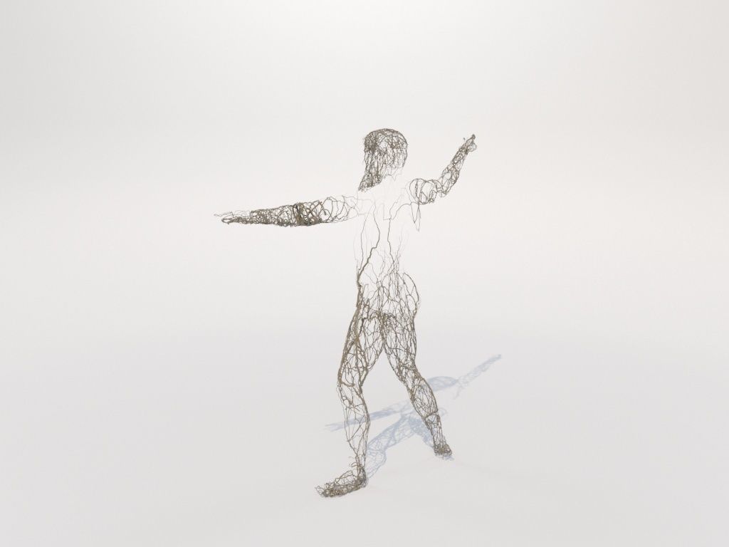 Ivy Statue of Zeus 3D model_6