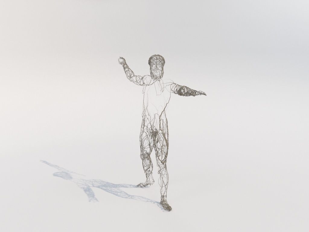 Ivy Statue of Zeus 3D model_4