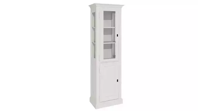 Cupboard 3 tall cabinet with glass doors
