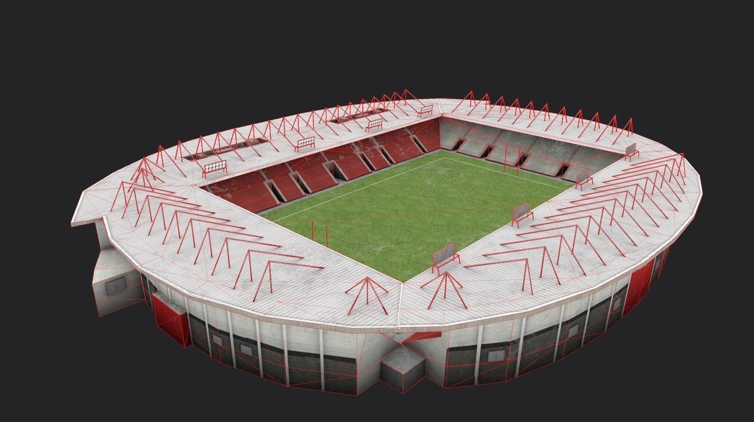 Langtree Park Low-poly 3D model_3