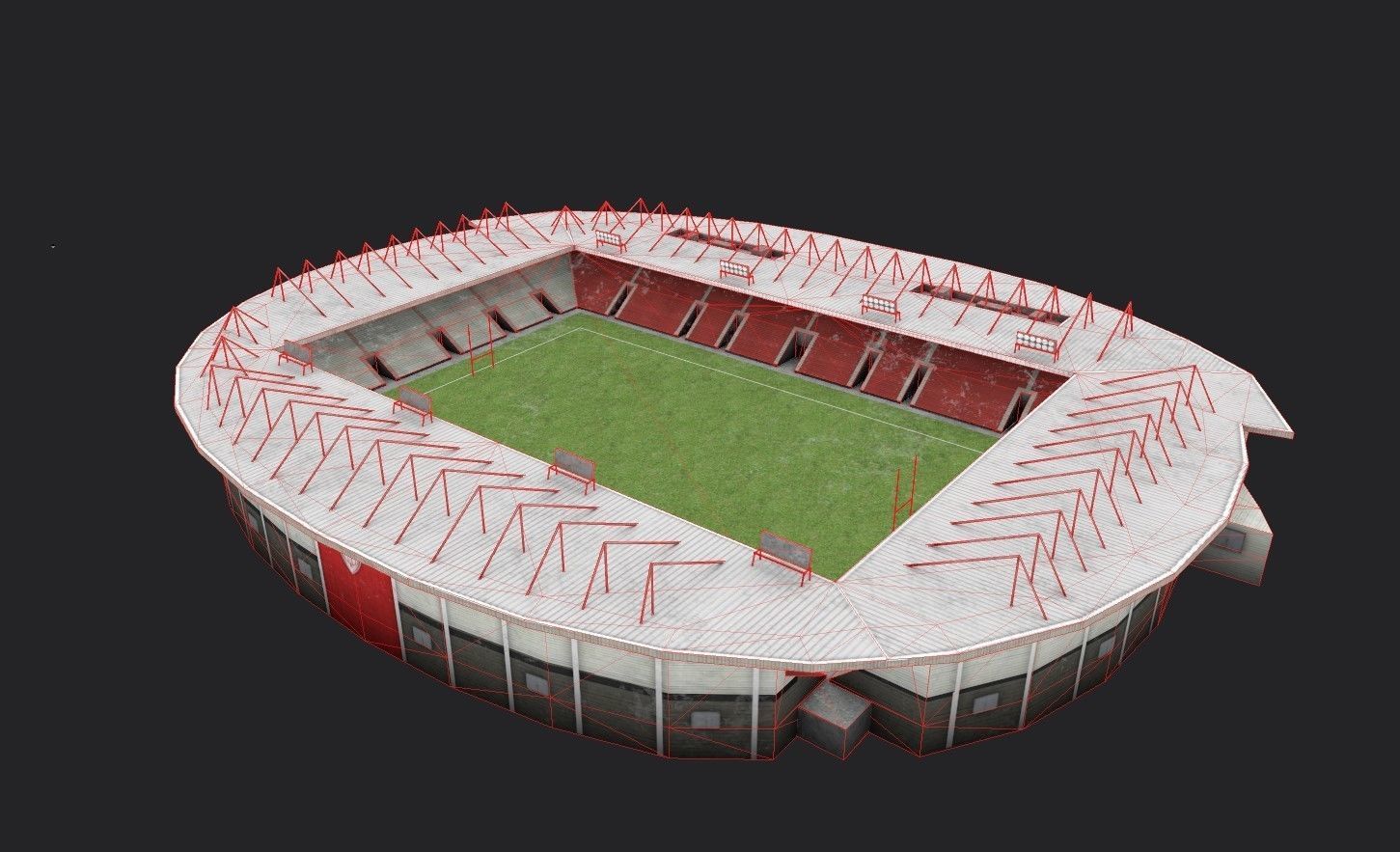 Langtree Park Low-poly 3D model_4