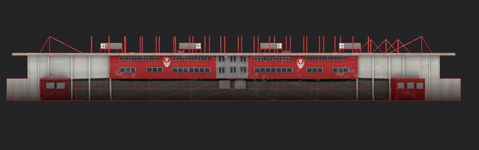 Langtree Park Low-poly 3D model_8