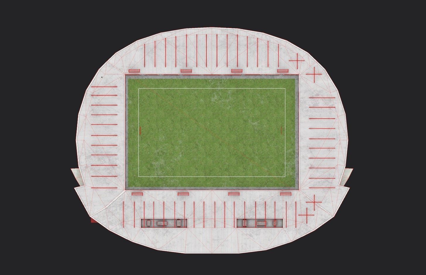 Langtree Park Low-poly 3D model_12