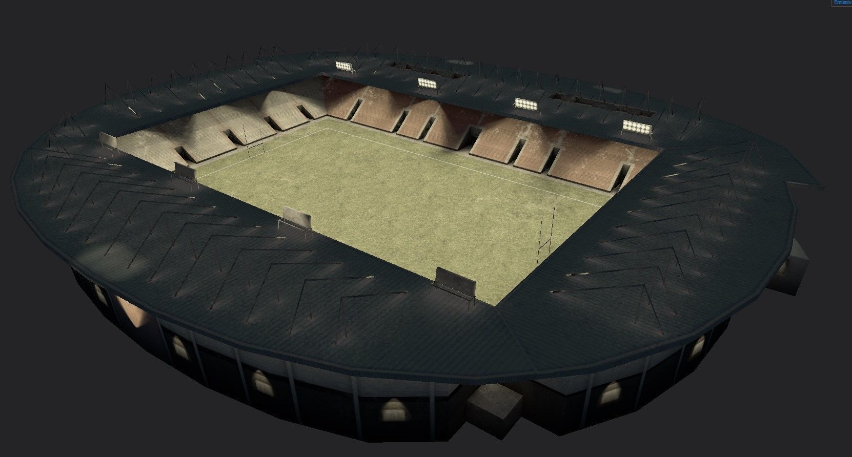Langtree Park Low-poly 3D model_17