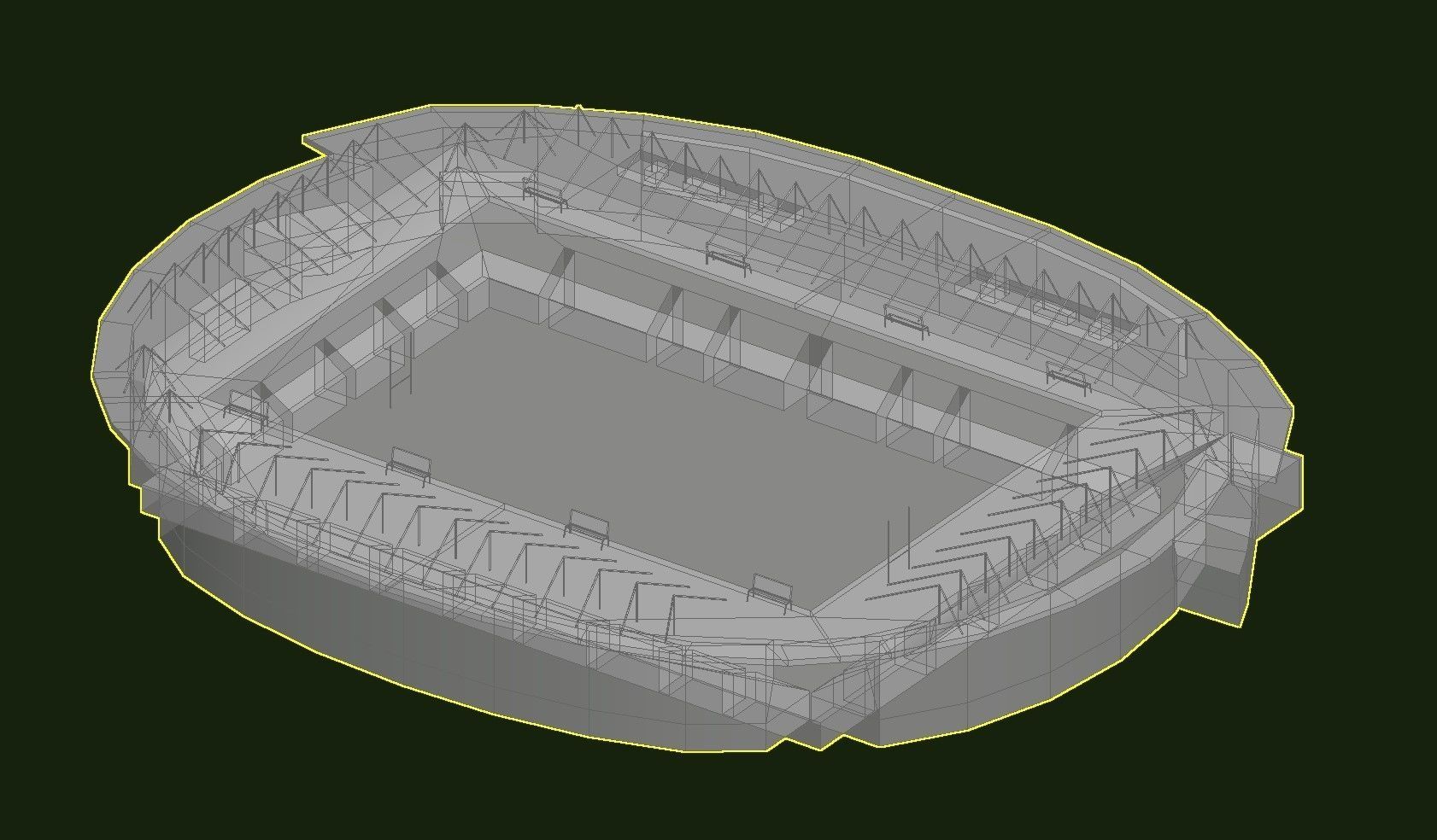 Langtree Park Low-poly 3D model_28