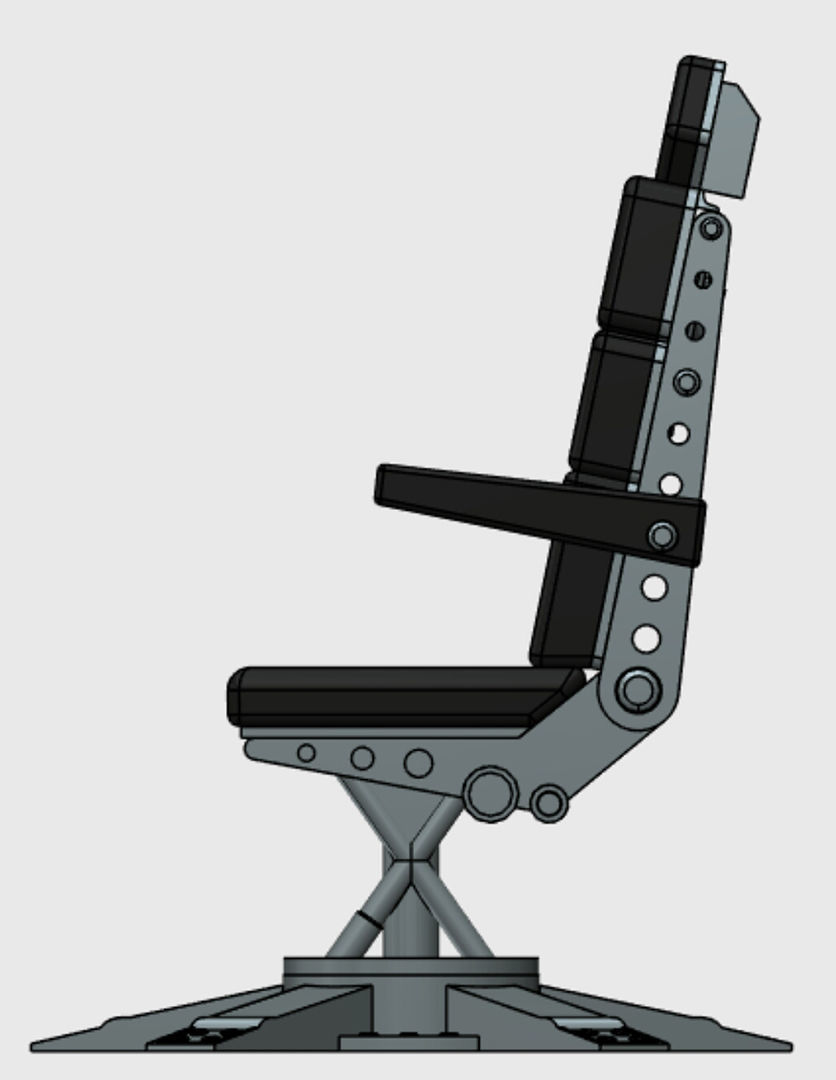 1989 Batman Batcave Chair 3D print model_2